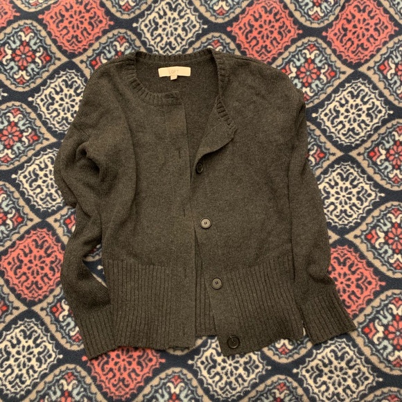 LOFT Sweaters - LOFT grey cardigan